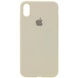 Чохол Silicone Case Full Protective (AA) для Apple iPhone XS Max (6.5 "), Бежевий / Antique White