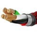 Дата кабель Baseus C-shaped (з світловим індикатором) USB to Lightning 2.4A (1m) (CALCD)