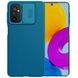 Карбоновая накладка Nillkin Camshield (шторка на камеру) для Samsung Galaxy M52 Синий / Blue