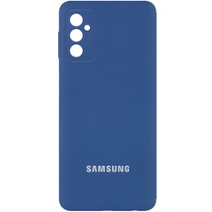 Чехол Silicone Cover Full Camera (AA) для Samsung Galaxy A54 5G Синий / Navy Blue