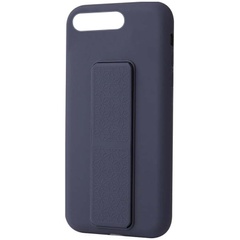 Чехол Silicone Case Hand Holder для Apple iPhone 7 plus / 8 plus (5.5") Темно-синий / Midnight blue