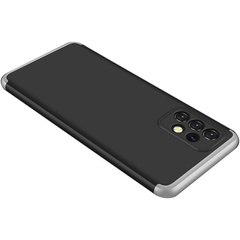 Пластиковая накладка GKK LikGus 360 градусов (opp) для Samsung Galaxy A33 5G Черный / Серебряный