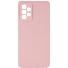 Силиконовый чехол Candy Full Camera для Samsung Galaxy A52 4G / A52 5G / A52s Розовый / Pink Sand