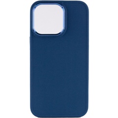 TPU чехол Bonbon Metal Style для Apple iPhone 14 Pro Max (6.7") Синий / Cosmos blue