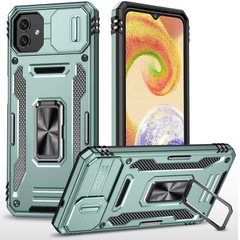 Удароміцний чохол Camshield Army Ring для Samsung Galaxy A05, Зелений / Light Green