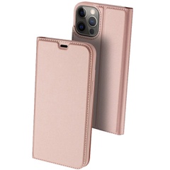 Чохол-книжка Dux Ducis з кишенею для візиток для Apple iPhone 15 Pro (6.1"), Rose Gold