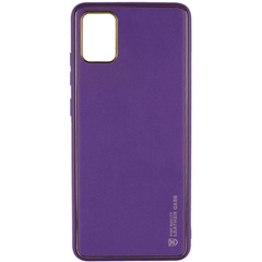 Шкіряний чохол Xshield для Xiaomi Redmi Note 10 / Note 10s, Фиолетовый / Dark Purple