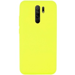 Чехол Silicone Cover Full without Logo (A) для Xiaomi Redmi 9 Желтый / Flash