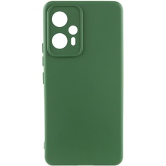 Чехол Silicone Cover Lakshmi Full Camera (A) для Xiaomi Redmi Note 12T Pro Зеленый / Dark green
