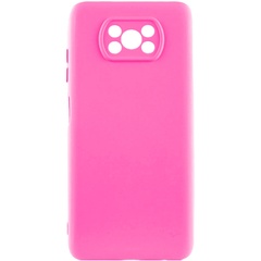 Чехол Silicone Cover Lakshmi Full Camera (AAA) для Xiaomi Poco X5 5G / Redmi Note 12 5G Розовый / Barbie pink