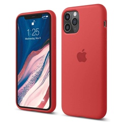 Чехол Silicone Case Slim Full Protective для Apple iPhone 11 Pro (5.8") Красный / Red