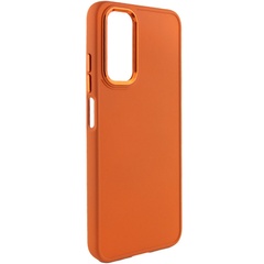 TPU чехол Bonbon Metal Style для Samsung Galaxy A14 4G/5G Оранжевый / Papaya