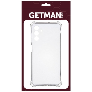 TPU чехол GETMAN Ease logo усиленные углы для Samsung Galaxy A13 4G Бесцветный (прозрачный)