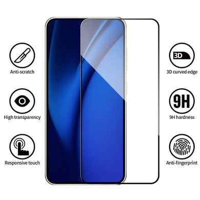 Защитное 2.5D стекло Blueo Full Cover HD для Samsung Galaxy S23+ Черный