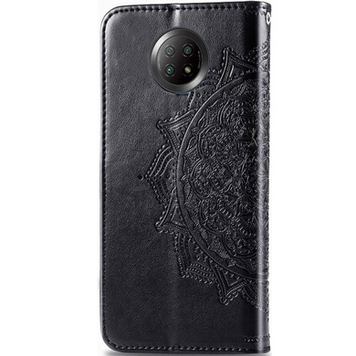 Кожаный чехол (книжка) Art Case с визитницей для Xiaomi Redmi Note 9 5G / Note 9T Черный
