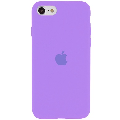 Чехол Silicone Case Full Protective (AA) для Apple iPhone SE (2020) Сиреневый / Dasheen