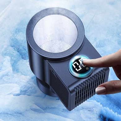 Автомобільний підсклянник для охолодження води Usams Car Quick Cooling Smart Cup US-ZB230, Темно-сірий