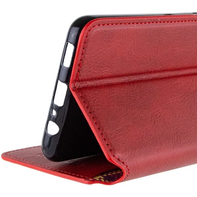 Кожаный чехол книжка GETMAN Cubic (PU) для Oppo A78 4G Красный