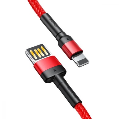 Дата кабель Baseus Cafule Lightning Cable Special Edition 2.4A (1m) (CALKLF-G), Red