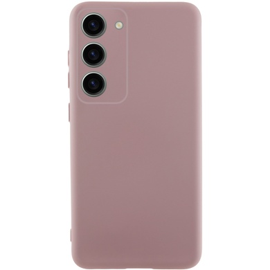 Чохол Silicone Cover Lakshmi Full Camera (AA) для Samsung Galaxy S24 FE, Рожевий / Pink Sand