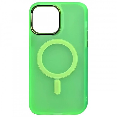 Чехол TPU+PC Lily with MagSafe для Apple iPhone 15 Pro (6.1") Neon Green