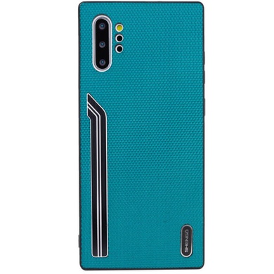 TPU чохол SHENGO Textile series для Samsung Galaxy Note 10 Plus, Зелений