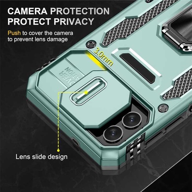 Удароміцний чохол Camshield Army Ring для Samsung Galaxy A05, Зелений / Light Green