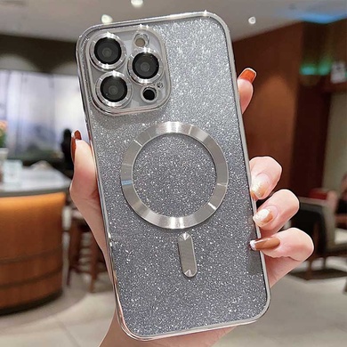 TPU чохол Delight case with MagSafe із захисними лінзами на камеру для Apple iPhone 13 mini (5.4"), Серый / Gray