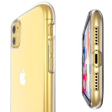 TPU чохол Epic Transparent 1,0mm для Apple iPhone 11 (6.1"), Безбарвний (прозорий)