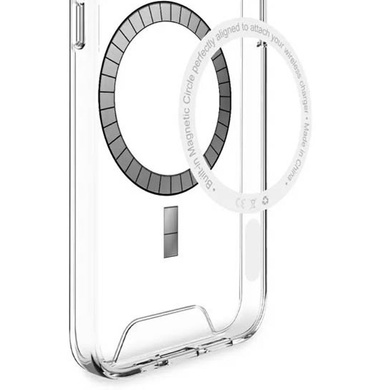 Чохол TPU Space Case with MagSafe для Samsung Galaxy S23, Прозрачный