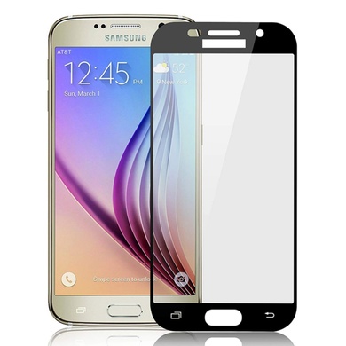Защитное стекло 2.5D CP+ (full glue) для Samsung A520 Galaxy A5 (2017) Черный