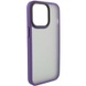 TPU+PC чехол Metal Buttons для Apple iPhone 15 Pro Max (6.7") Темно-Фиолетовый