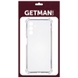 TPU чохол GETMAN Ease logo посилені кути для Samsung Galaxy A13 4G, Безбарвний (прозорий)
