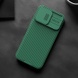 Карбоновая накладка Nillkin CamShield Pro для Apple iPhone 15 Pro Max (6.7") Deep Green