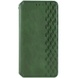 Шкіряний чохол книжка GETMAN Cubic (PU) для Xiaomi Poco F5, Зелений