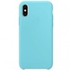 Чехол Silicone Case without Logo (AA) для Apple iPhone XS Max (6.5") Голубой / Ice Blue