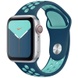 Силіконовий ремінець Sport+ для Apple watch 42mm / 44mm, Cosmos blue / Marine Green