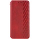 Кожаный чехол книжка GETMAN Cubic (PU) для Oppo A78 4G Красный