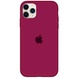 Чохол Silicone Case Full Protective (AA) для Apple iPhone 11 Pro (5.8"), Бордовий / Maroon