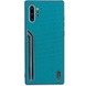 TPU чехол SHENGO Textile series для Samsung Galaxy Note 10 Plus Зеленый