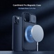Карбонова накладка Nillkin CamShield Pro Magnetic для Apple iPhone 12 Pro Max (6.7"), Чорний
