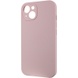 Чехол Silicone Case Full Camera Protective (AA) NO LOGO для Apple iPhone 14 (6.1") Розовый / Chalk Pink