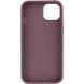 TPU чохол Bonbon Metal Style для Apple iPhone 11 (6.1"), Бордовый / Plum