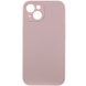 Чехол Silicone Case Full Camera Protective (AA) NO LOGO для Apple iPhone 14 (6.1") Розовый / Chalk Pink