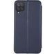 Кожаный чехол (книжка) Classy для Samsung Galaxy A12 Темно-синий