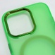 Чехол TPU+PC Lily with MagSafe для Apple iPhone 15 Pro (6.1") Neon Green