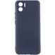 Чохол TPU GETMAN Liquid Silk Full Camera для Xiaomi Redmi A1 / A2, Синій / Midnight Blue