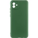 Чохол Silicone Cover Lakshmi Full Camera (A) для Samsung Galaxy A04, Зелений / Dark Green