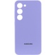 Чохол Silicone Cover Lakshmi Full Camera (AAA) with Logo для Samsung Galaxy S24, Бузковий / Dasheen