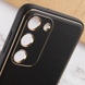Кожаный чехол Xshield для Samsung Galaxy S23+ Черный / Black